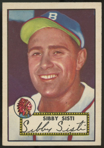1952 Topps Sibby Sisti #293 EX - EX/MT