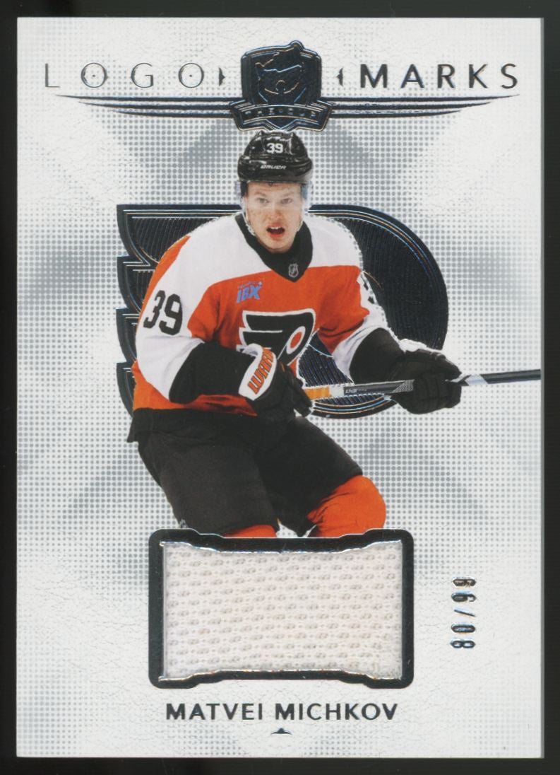 2024-25 Upper Deck The Cup Matvei Michkov Logo Marks Patch /99 #LM-MM