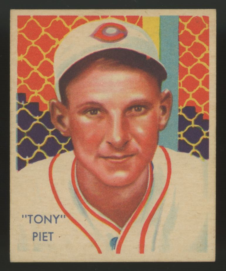 1935 National Chicle "Tony" Piet Diamond Stars #72 NM
