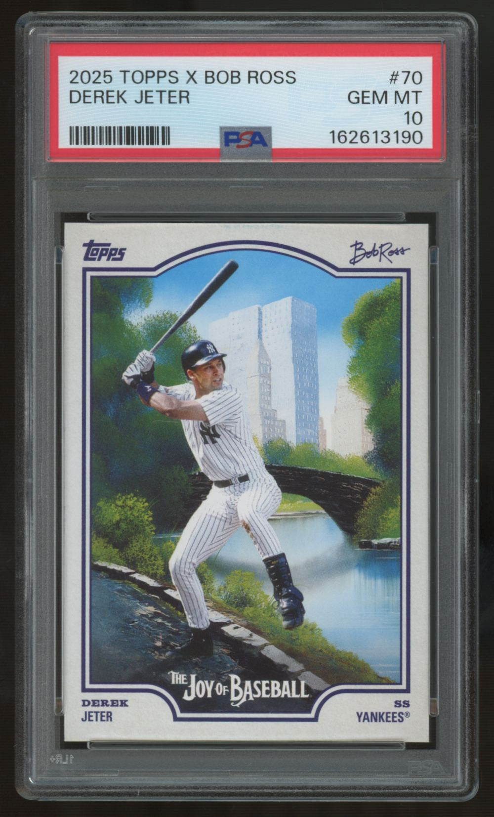 2025 Topps X Bob Ross Derek Jeter #70 PSA 10