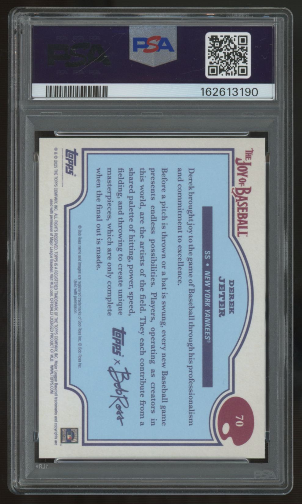 2025 Topps X Bob Ross Derek Jeter #70 PSA 10
