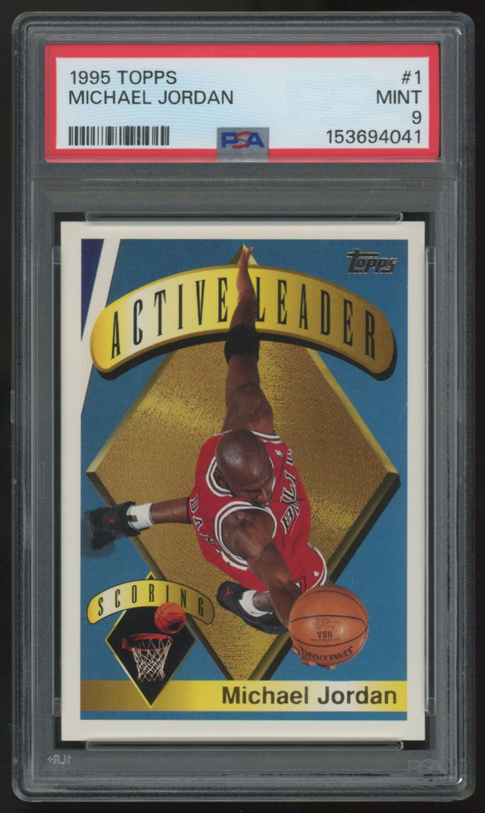 1995-96 Topps Michael Jordan #1 PSA 9