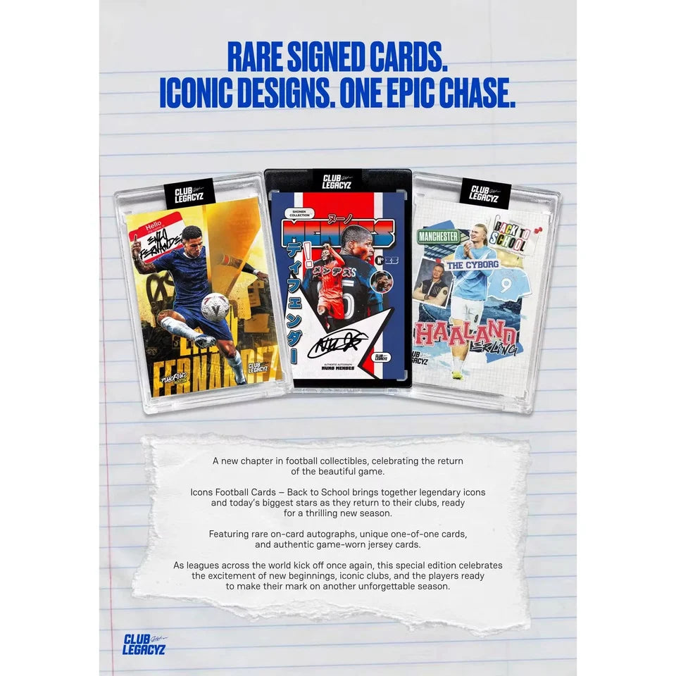 2026 Club Legacyz Icons Back to School Soccer Hobby Box