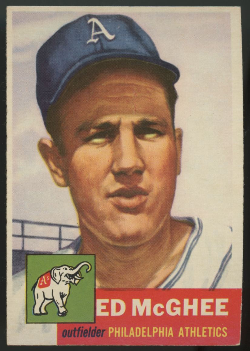 1953 Topps Ed McGhee #195 EX+