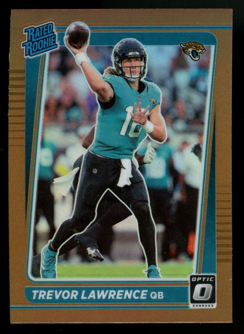 2021 Donruss Optic Trevor Lawrence RC Rated Rookie Bronze Prizm #201