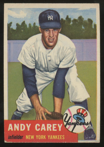 1953 Topps Andy Carey #188 VG