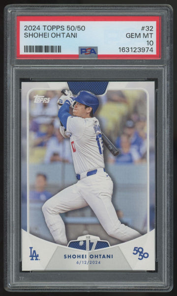 2024 Topps 50/50 Shohei Ohtani #32 PSA 10
