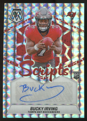 2024 Mosaic Bucky Irving Scripts RC Auto Silver Mosaic #RS-BIG
