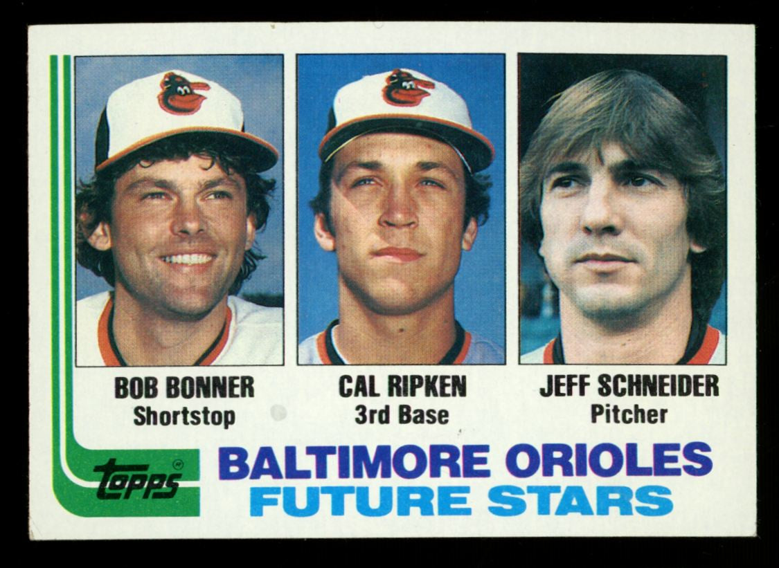 1982 Topps Ripken/Bonner/Schneider RC Future Stars #21 EX-MT "A"