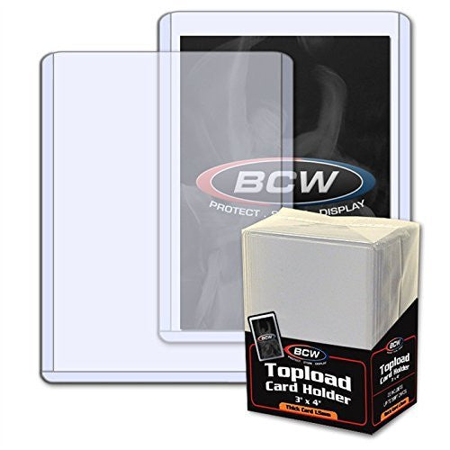 BCW 3"x4" 59pt Topload 25 Pack