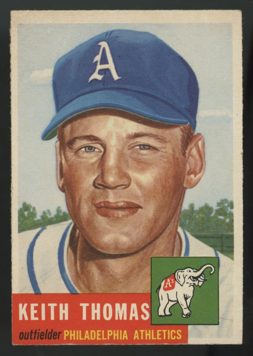 1953 Topps Keith Thomas #129 EX/MT