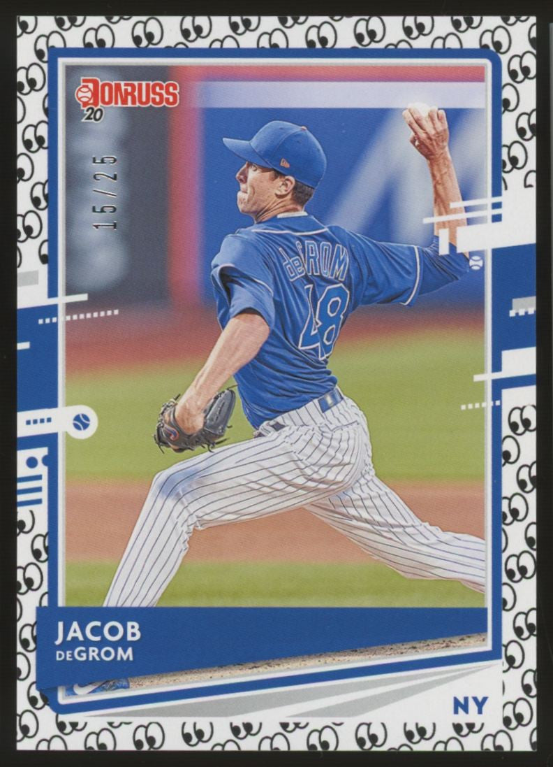 2020 Donruss Baseball Jacob deGrom Look At This /25 #71