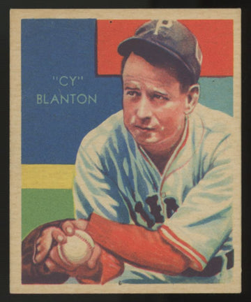 1935 National Chicle "Cy" Clanton Diamond Stars #57 Poor (Pin Holes)
