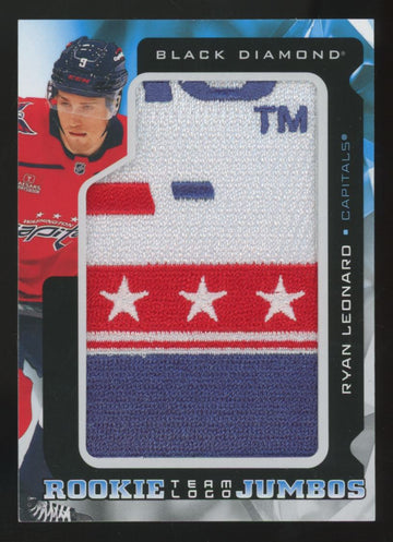 2025-26 UD Black Diamond Ryan Leonard RC Team Logo Jumbo Patch #RTL-RL