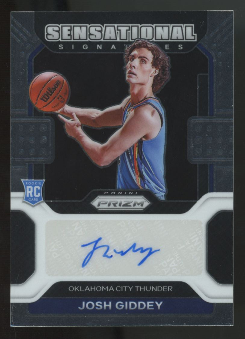 2021-22 Panini Prizm Josh Giddey RC Sensational Signatures Auto #SS-JGI