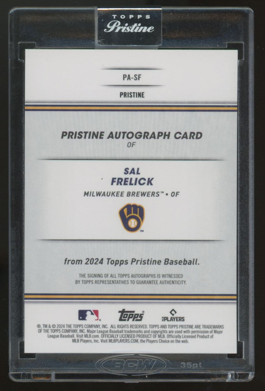 2024 Topps Pristine Sal Frelick RC Blue Auto /75 #PA-SF