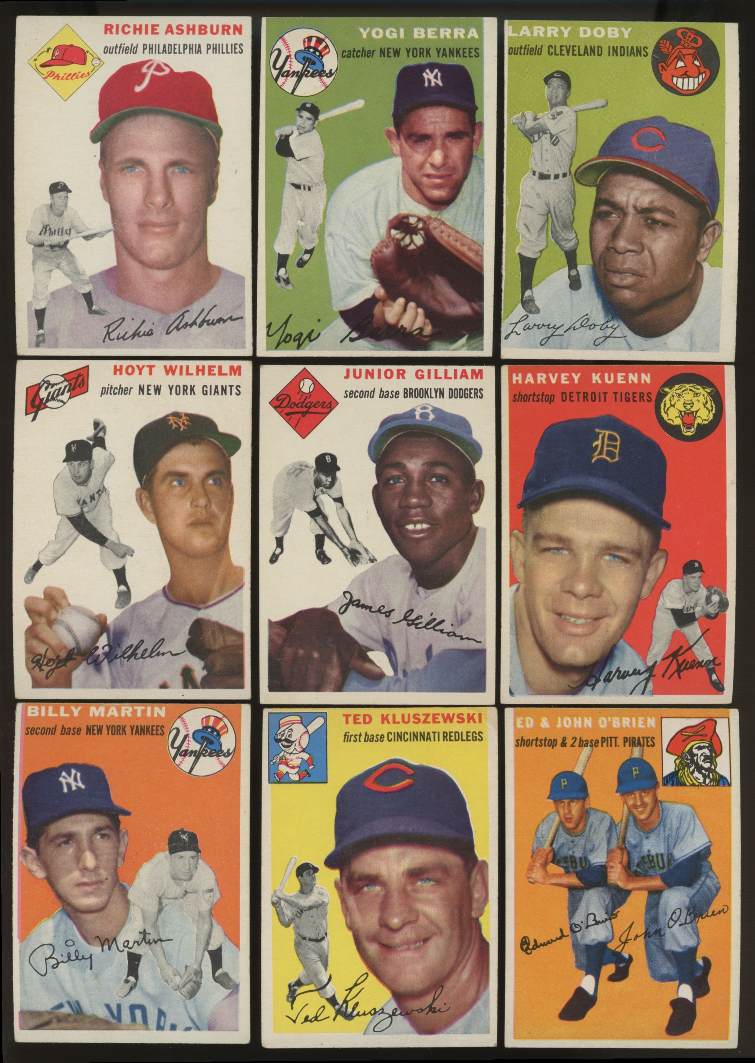 1954 Topps Baseball Complete Set (250) VG-VG/EX