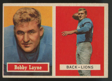 1957 Topps Bobby Layne #32 VG/EX