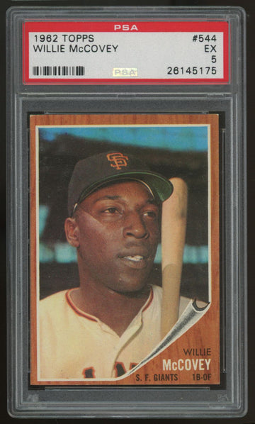 1962 Topps Willie McCovey #544 PSA 5