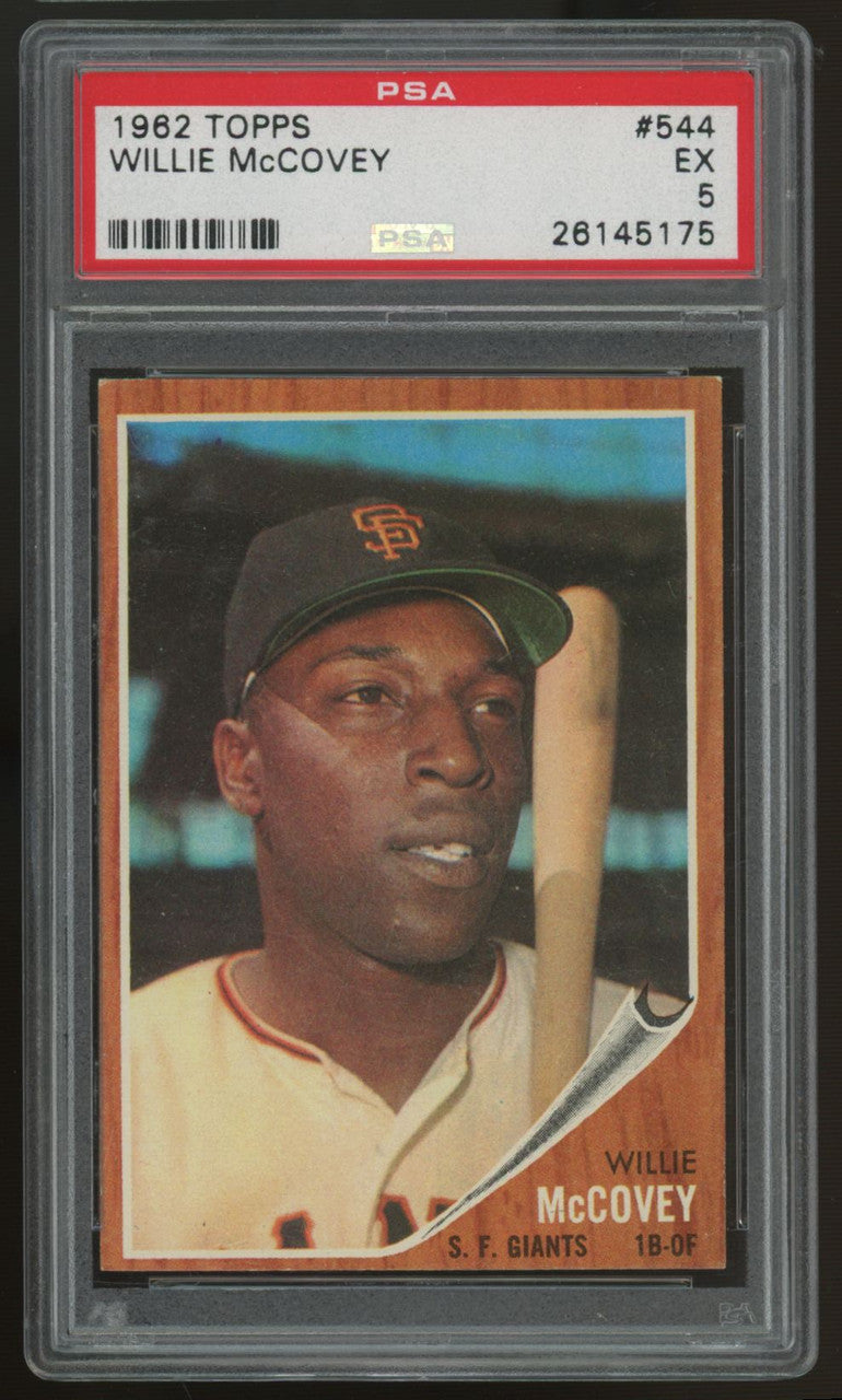 1962 Topps Willie McCovey #544 PSA 5