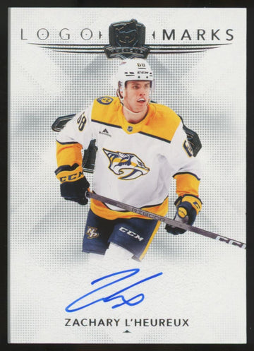 2024-25 Upper Deck The Cup Zachary L'Heureux RC Logo Marks Auto #LM-ZL