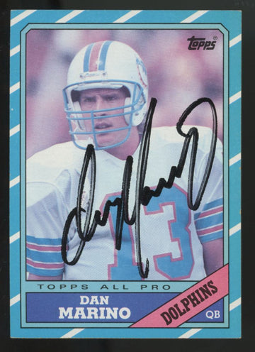 1986 Topps Dan Marino Signed Autograph #45 JSA Authentic