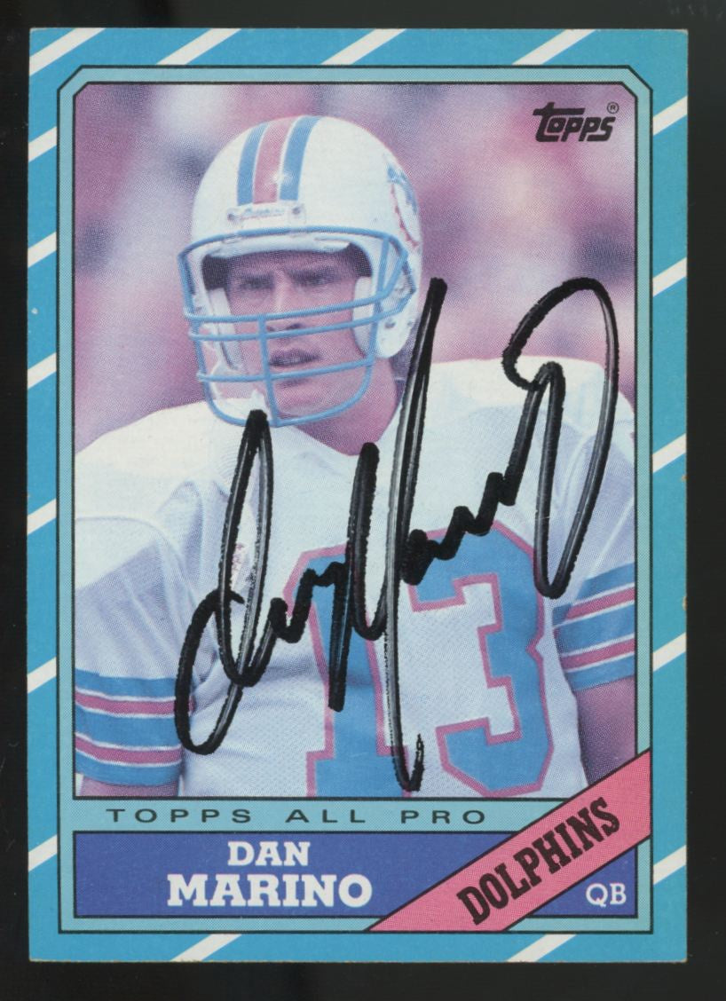 1986 Topps Dan Marino Signed Autograph #45 JSA Authentic