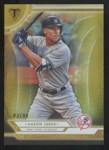 2018 Topps Triple Threads Aaron Judge Gold /99 #49