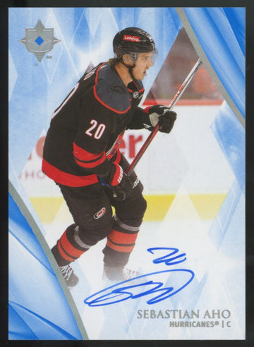 2023-24 Upper Deck Ultimate Collection Sebastian Aho Auto #42