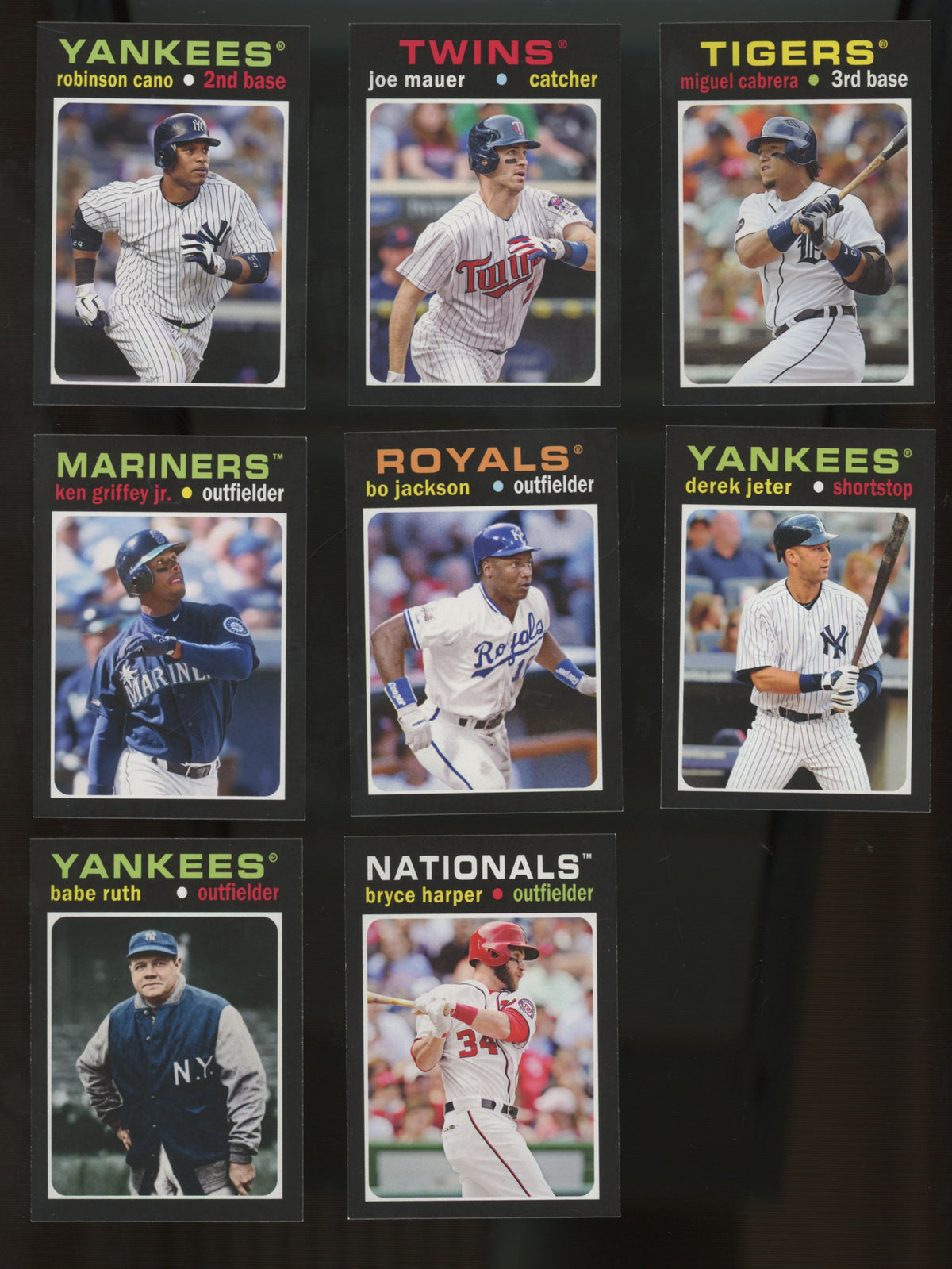 2013 Topps Update 1971 Mini Complete Set (50/50) NM/MT
