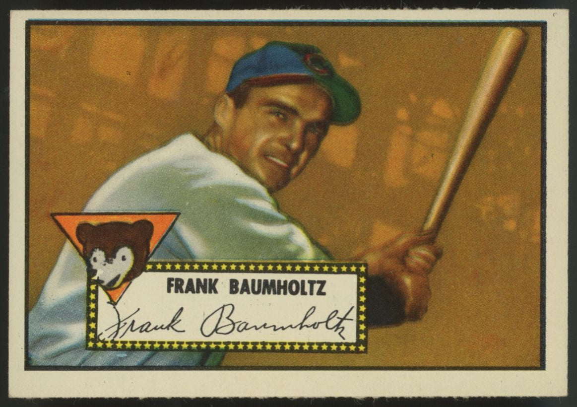 1952 Topps Frank Baumholtz #225 EX+