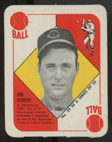 1951 Topps Red Back Bob Kennedy #29 VG/EX