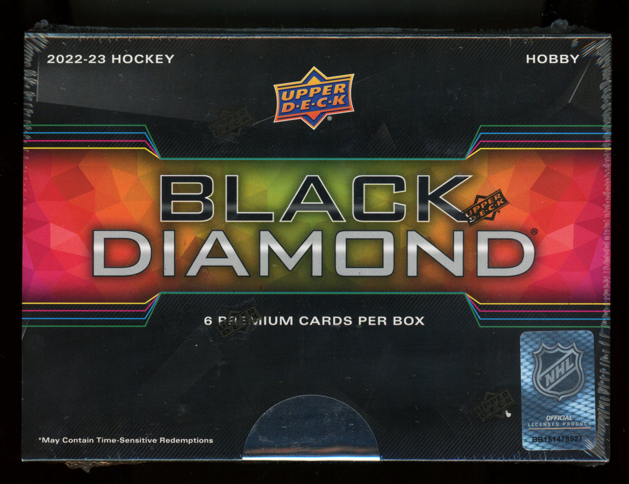 2022/23 Upper Deck Black Diamond Hockey Hobby Box