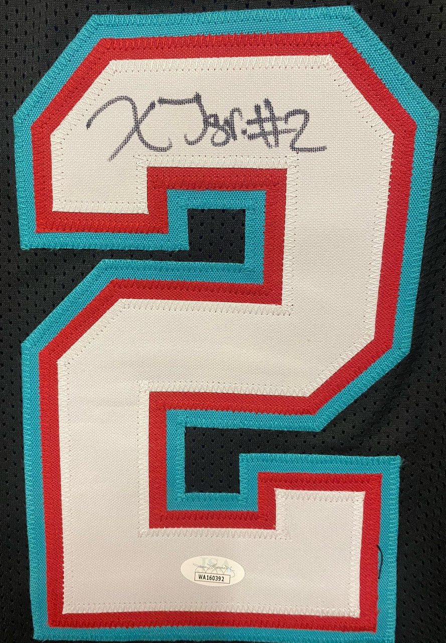 Xavier Tillman Signed Black Grizzlies Jersey JSA Witnessed