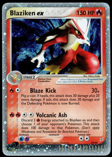 Pokemon Blaziken ex Team Aqua Vs. Team Magma Holo #89/95