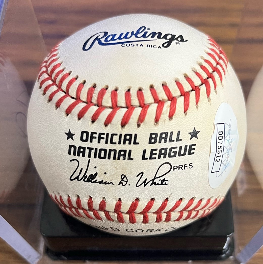 Barry Bonds 11/20/91 Signed Autographed Baseball JSA