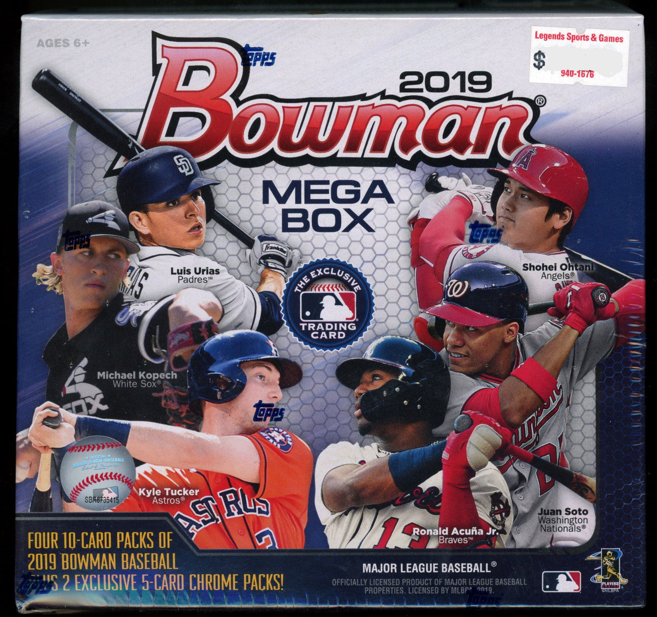 2019 Bowman Baseball Mega Box
