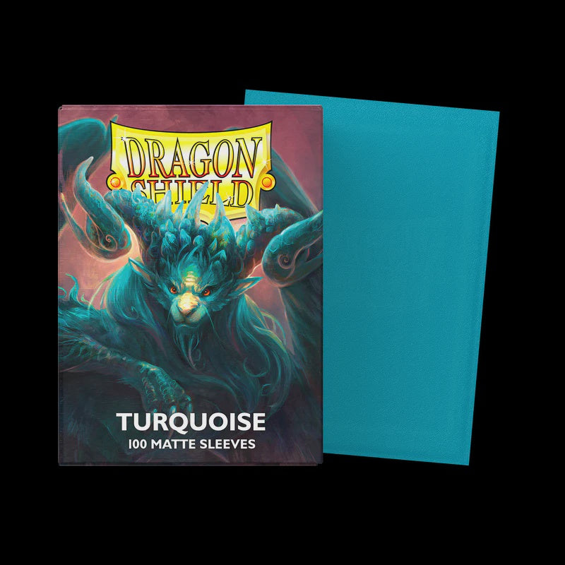 Dragon Shield: Standard Matte Card Sleeves 100ct - Turquoise
