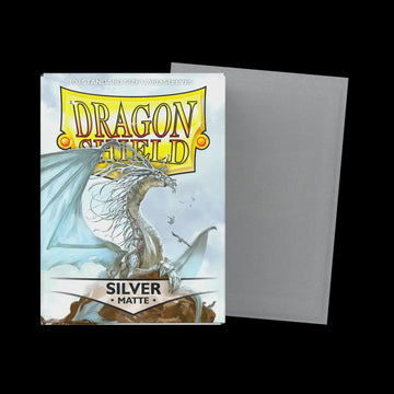 Dragon Shield: Standard Matte Card Sleeves 100ct - Sliver
