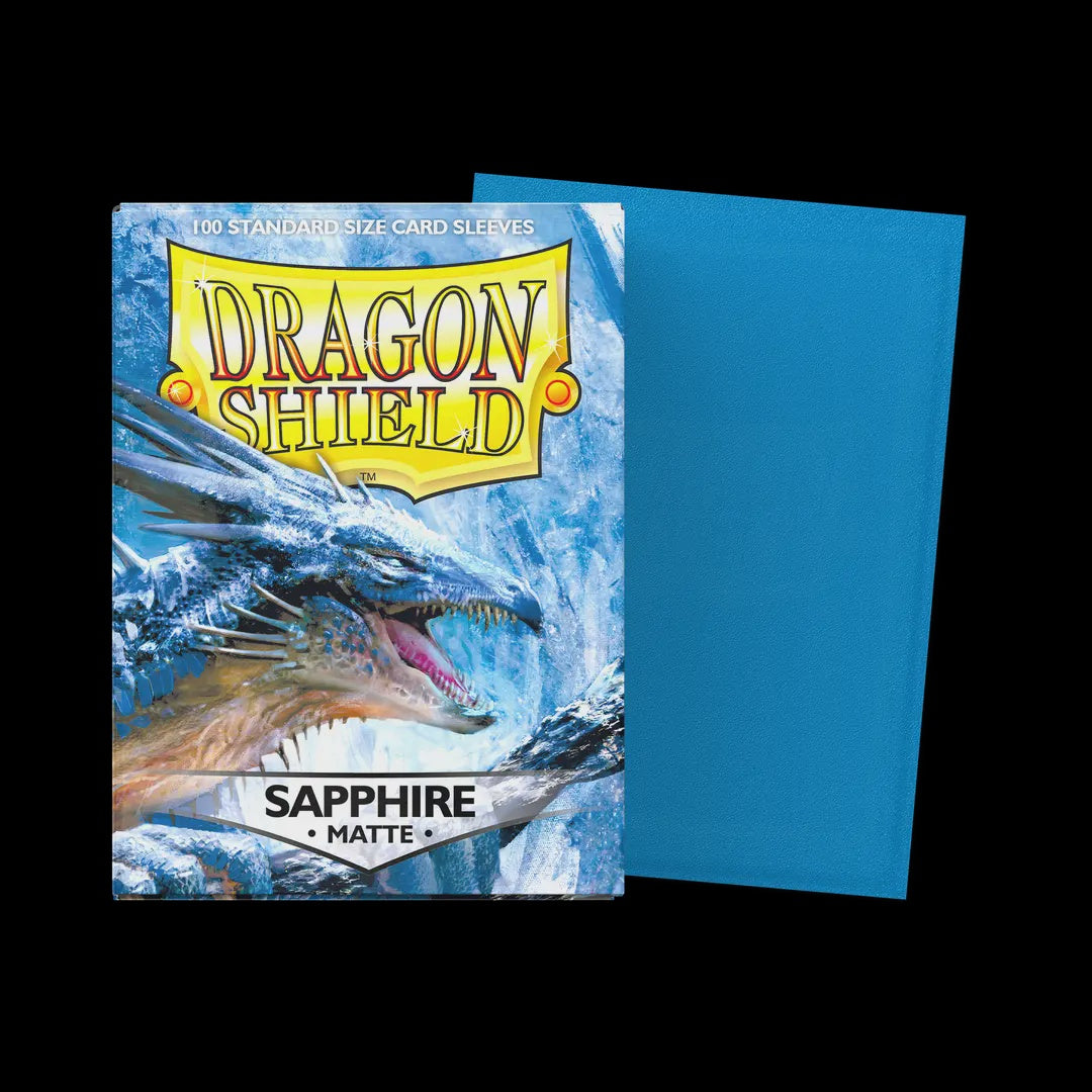 Dragon Shield: Standard Matte Card Sleeves 100ct - Sapphire