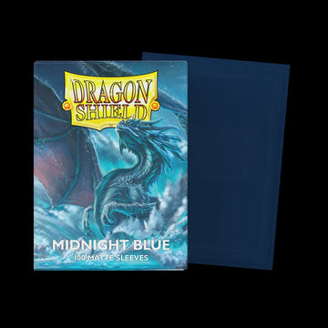 Dragon Shield: Standard Matte Card Sleeves 100ct - Midnight Blue