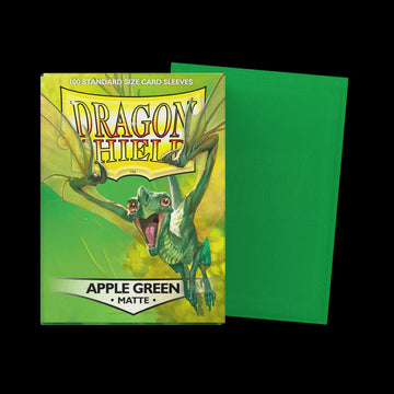 Dragon Shield: Standard Matte Card Sleeves 100ct - Apple Green