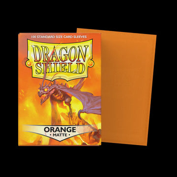 Dragon Shield: Standard Matte Card Sleeves 100ct - Orange