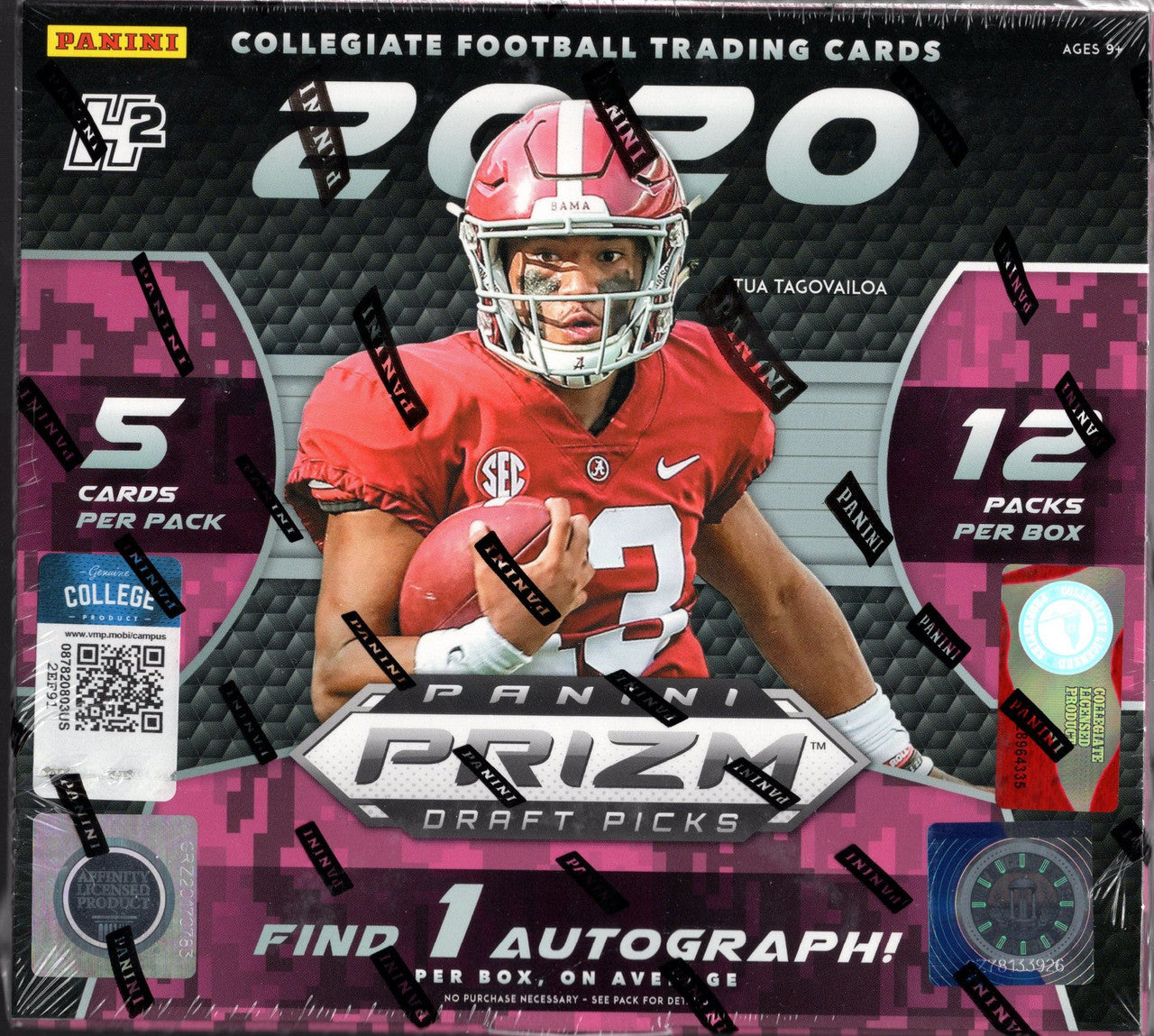 2020 Panini Prizm Draft Picks Football HYBRID HOBBY BOX
