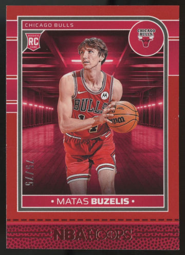 2024-25 Panini Hoops Matas Buzelis RC Red /75 #241
