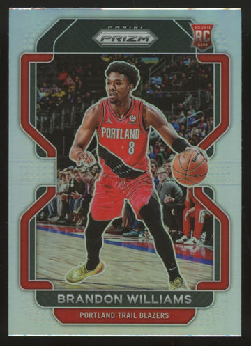 2021-22 Chronicles Prizm Update Brandon Williams RC Silver #604