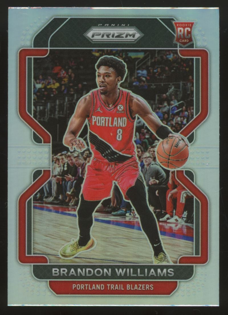 2021-22 Chronicles Prizm Update Brandon Williams RC Silver #604