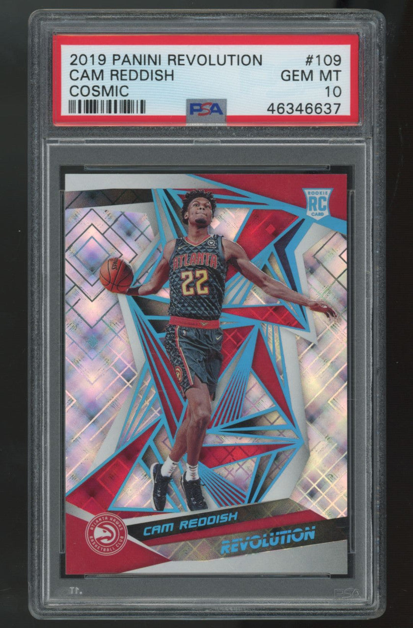 2019-20 Panini Revolution Cam Reddish RC Cosmic /100 #109 PSA 10