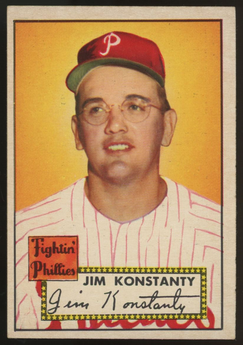 1952 Topps Jim Konstanty #108 EX "A"