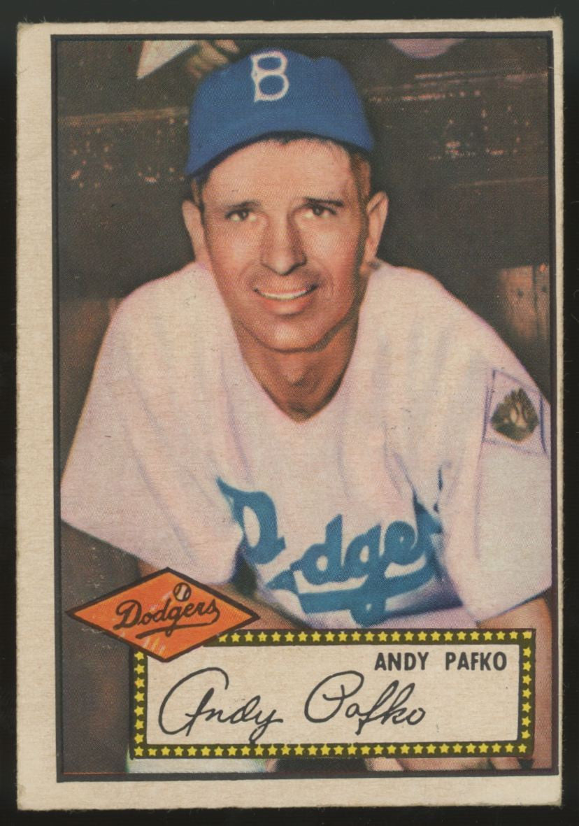 1952 Topps Andy Pafko #1 Good Red Back